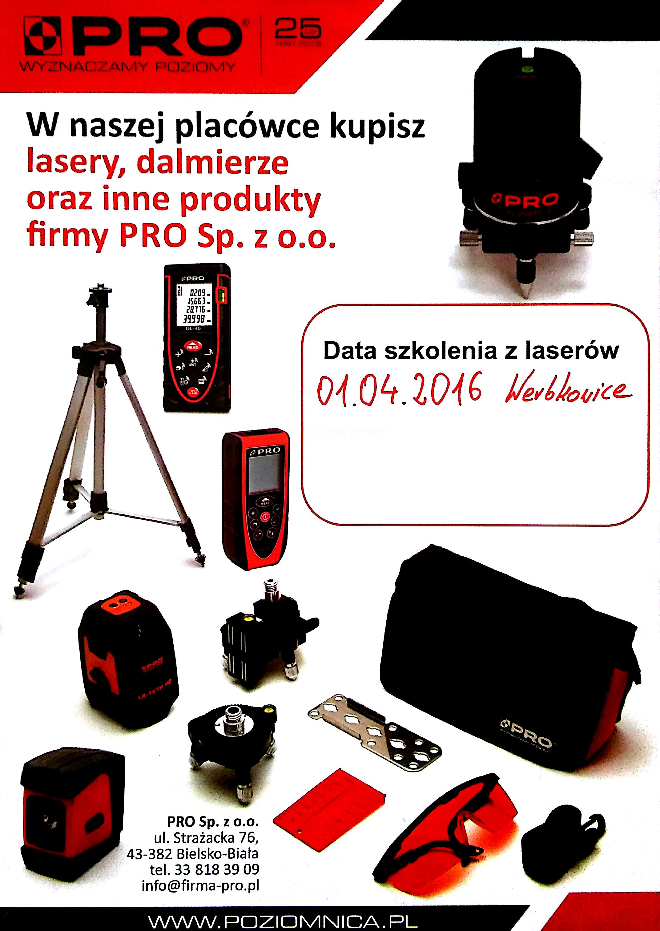 Szkolenie z laserów PRO